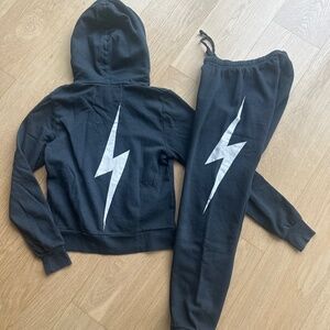 Aviator Nation zip hoodie & pant